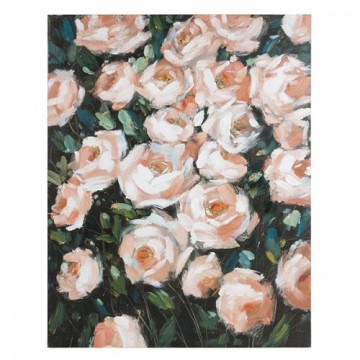 Bigbuy Home Eļļas glezna Roses Priede (80 X 4 x 100 cm)