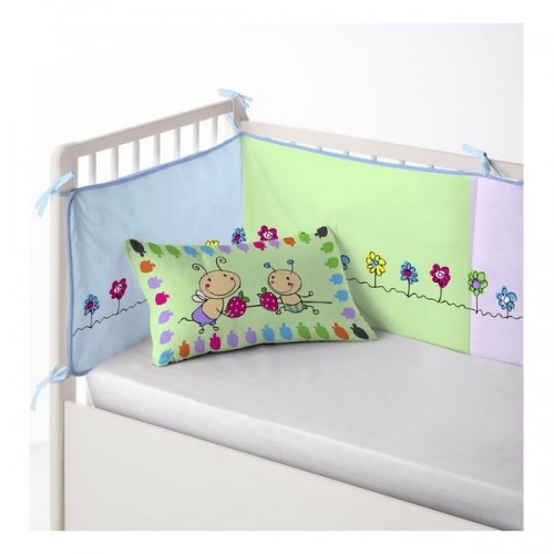 Mazuļa gultas aizsargs Cool Kids Patch Garden (60 x 60 x 60 + 40 cm) image 3