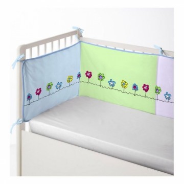 Mazuļa gultas aizsargs Cool Kids Patch Garden (60 x 60 x 60 + 40 cm)