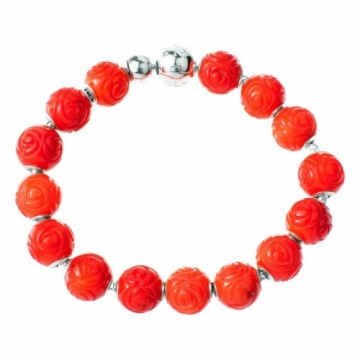 Женские браслеты Thomas Sabo KT0147-870-10-L16 Красный Розовый Ювелирное серебро