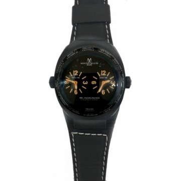 Часы унисекс Montres de Luxe 09BK-3002 (40 mm) (Ø 40 mm)