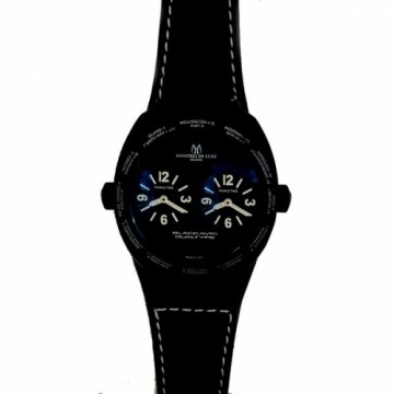 Часы унисекс Montres de Luxe 09BK-3001 (40 mm) (Ø 40 mm)