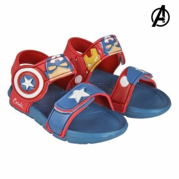 Pludmales sandales The Avengers Sarkans