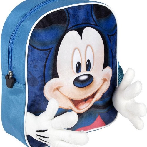 Skolas soma Mickey Mouse Zils (25 x 31 x 1 cm) image 1