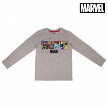 Bērnu Garpiedurkņu T-krekls The Avengers Pelēks