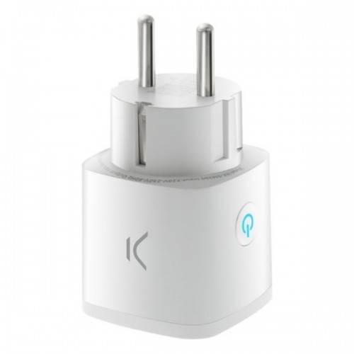 Smart Plug KSIX Smart Energy Mini WIFI 250V Balts image 1