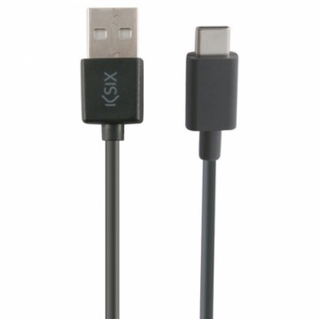 USB-C Cable to USB KSIX 3 m Melns