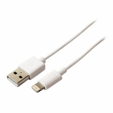 USB uz Lightning Kabelis Contact (1 m) Balts