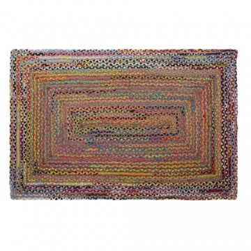 Ковер DKD Home Decor Коричневый Разноцветный джут Хлопок (160 x 230 x 1 cm)