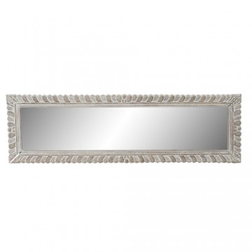 Sienas spogulis DKD Home Decor Balts Mango koks Koks MDF (178 x 6 x 52 cm)