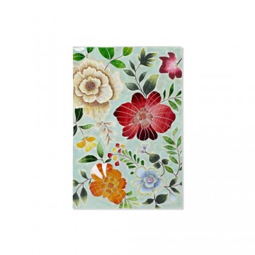 Полотно DKD Home Decor Стеклянный Цветы Полотно (80 x 4 x 120 cm)
