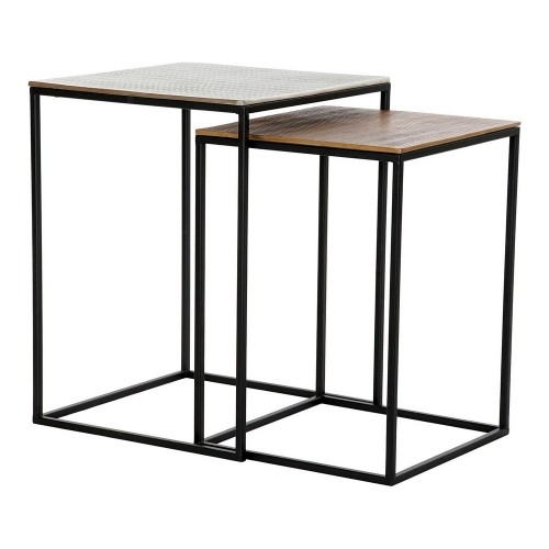 Mazs galdiņš DKD Home Decor Alumīnijs (2 pcs) image 1
