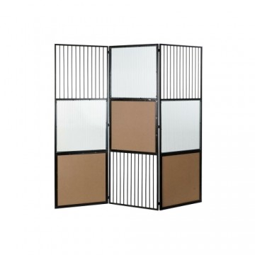 Aizslietnis DKD Home Decor Metāls Bambuss Stikls (180 x 1.8 x 180 cm)