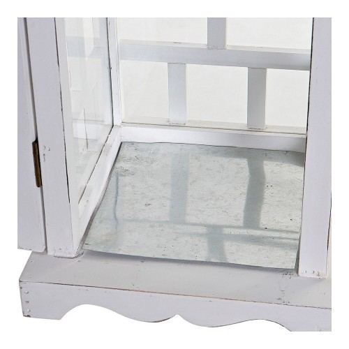 Фонарь DKD Home Decor Balts Stikls Ciedra (22.5 x 22.5 x 47 cm) image 2