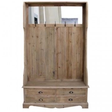Мебель для прихожей DKD Home Decor Деревянный Зеркало (125 x 40 x 200 cm)