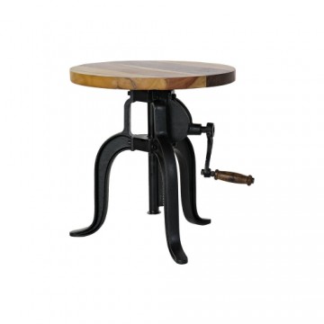 Вспомогательный стол DKD Home Decor Чёрный Деревянный Металл (45 x 45 x 42 cm)