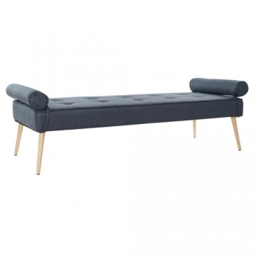 Sēdeklis DKD Home Decor Zils Poliesters Koks MDF (184 x 76 x 62 cm)