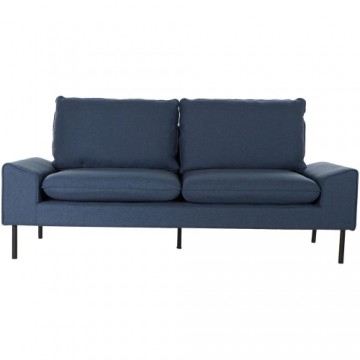 Dīvāns DKD Home Decor Poliesters Metāls Tumši Zils (197 x 82 x 90 cm)