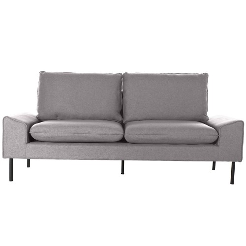 Dīvāns DKD Home Decor Pelēks Poliesters Metāls (200 x 84 x 84 cm) image 1