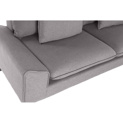Dīvāns DKD Home Decor Pelēks Poliesters Metāls (200 x 84 x 84 cm) image 2