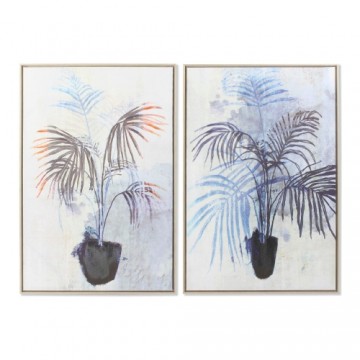 Glezna DKD Home Decor Canvas Augs (2 pcs) (83 x 4.5 x 123 cm)