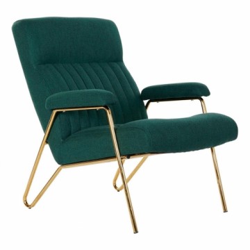 atzveltnes krēsls DKD Home Decor Zaļš Poliesters Metāls (69 x 90 x 90 cm)