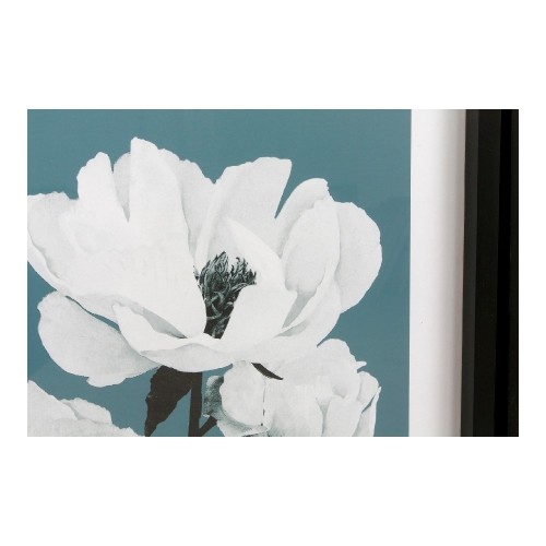 Glezna DKD Home Decor Flowers Цветы (4 pcs) (55 x 2.5 x 70 cm) image 2
