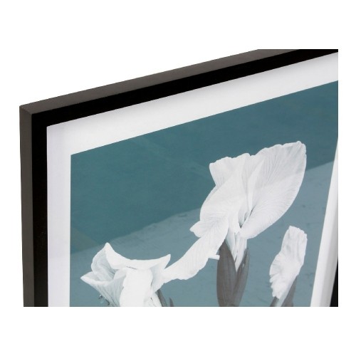 Glezna DKD Home Decor Flowers Цветы (4 pcs) (55 x 2.5 x 70 cm) image 3