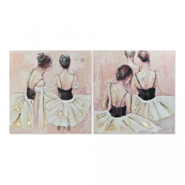 Glezna DKD Home Decor Dancers (100 x 3.5 x 100 cm)