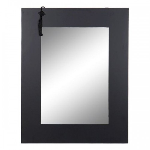 Настенное зеркало DKD Home Decor Чёрный Восточный Деревянный MDF (70 x 2 x 90 cm) image 1