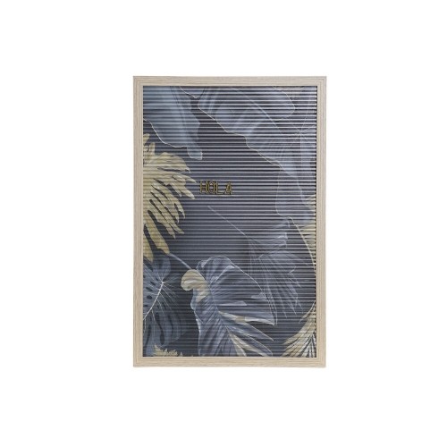 Sienu dekors DKD Home Decor Tropiskais PP (Polipropilēns) (2 pcs) (30 x 1.5 x 45 cm) image 1