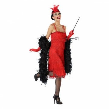 Bigbuy Carnival Маскарадные костюмы для взрослых Чарльстон Красный