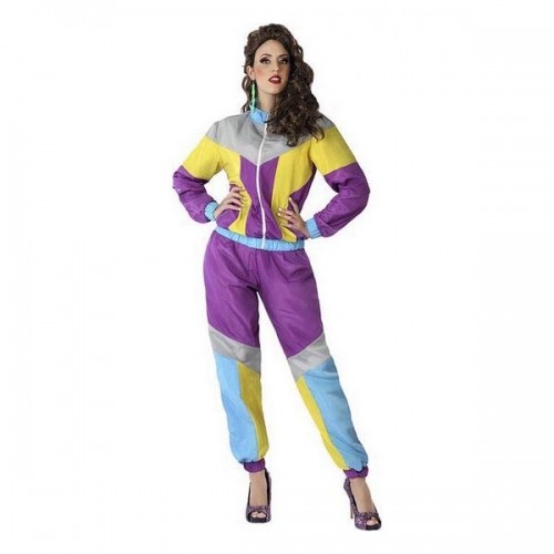 Bigbuy Carnival Маскарадные костюмы для взрослых 80-е годы Фиолетовый image 1