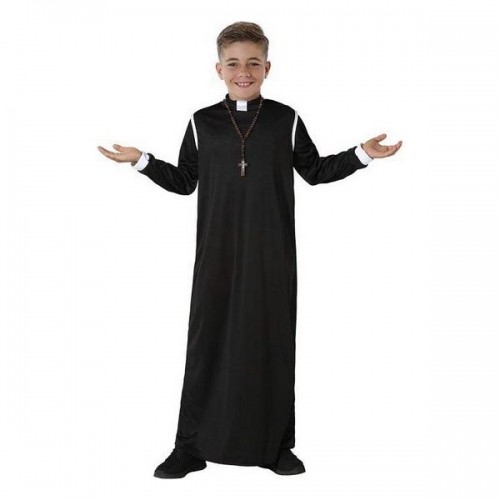 Bigbuy Carnival Маскарадные костюмы для детей Священник Чёрный image 1