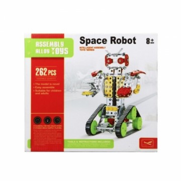 Bigbuy Fun Celtniecības Komplekts Roboti 117554 (262 Pcs)