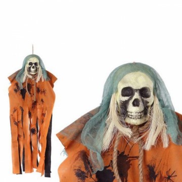Bigbuy Carnival Висячий скелет 116091 Оранжевый (100 Cm)