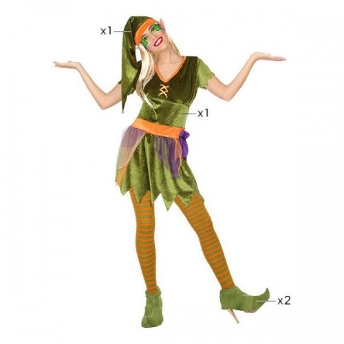 Bigbuy Carnival Маскарадные костюмы для взрослых Гоблин Зеленый (4 Pcs) image 2