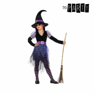 Bigbuy Carnival Маскарадные костюмы для детей Ведьма Фиолетовый (3 Pcs)