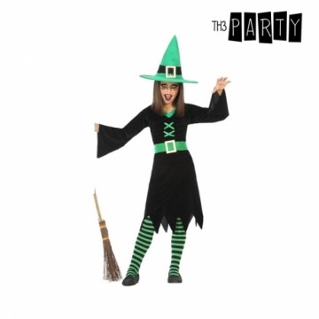 Bigbuy Carnival Маскарадные костюмы для детей Ведьма Зеленый (3 Pcs)
