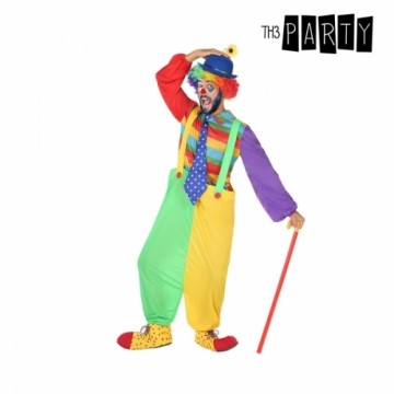 Bigbuy Carnival Маскарадные костюмы для взрослых Паяц Разноцветный (3 Pcs)