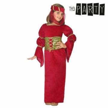 Bigbuy Carnival Маскарадные костюмы для детей Дама средневековая Красный