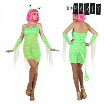 Bigbuy Carnival Svečana odjeća za odrasle Seksīgs citplanētietis Zaļš (4 Pcs)