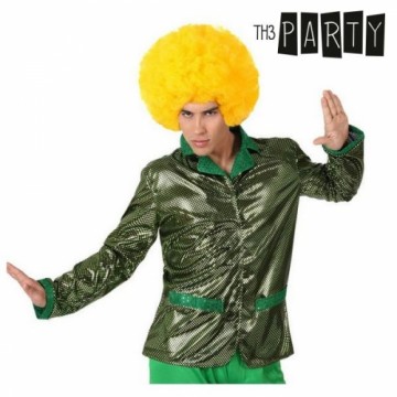 Bigbuy Carnival Куртка для взрослых Disco Блеск Зеленый