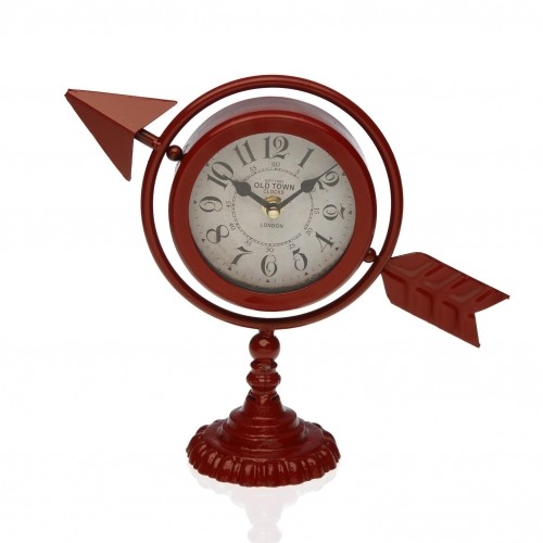 Bigbuy Home Настольные часы Piestiprināta bulta Sarkanbrūns Metāls (23 x 16 x 8 cm) image 1