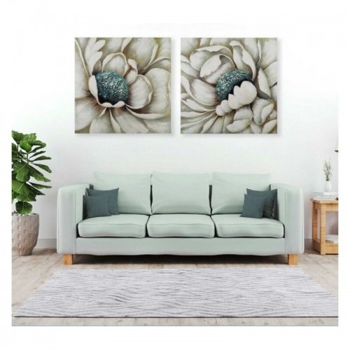 Bigbuy Home Glezna Flor Canvas (2,8 x 80 x 80 cm) image 4