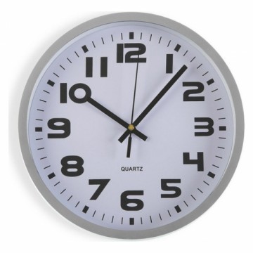 Bigbuy Home Настенное часы Пластик (3,8 x 25 x 25 cm) Серебряный