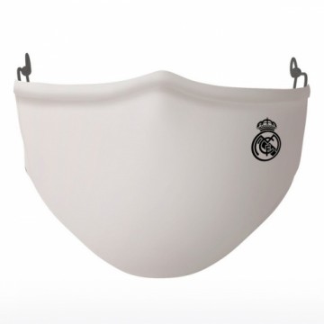Atkārtoti lietojama auduma higiēnas maska Real Madrid C.F. Bērnu Balts