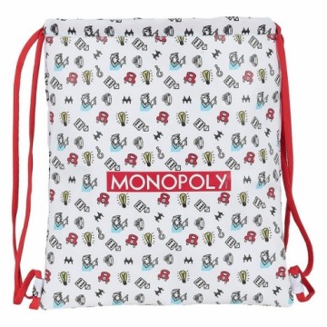 Mugursoma ar lencēm Monopoly Balts