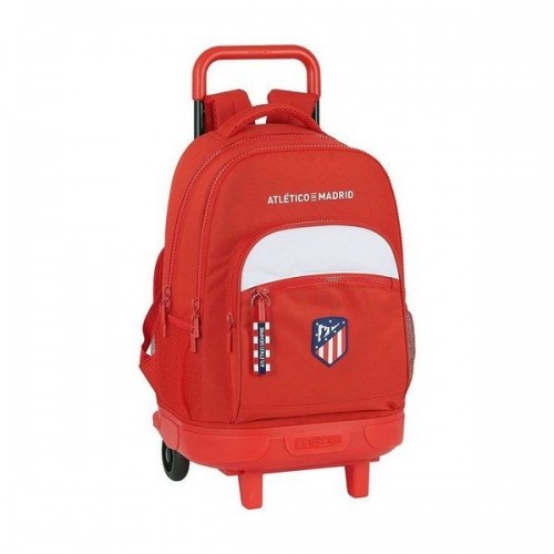 AtlÉtico Madrid Школьный рюкзак с колесиками Compact Atlético Madrid Белый Красный image 1
