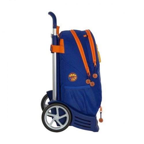 Школьный рюкзак с колесиками Evolution Valencia Basket Синий Оранжевый image 2